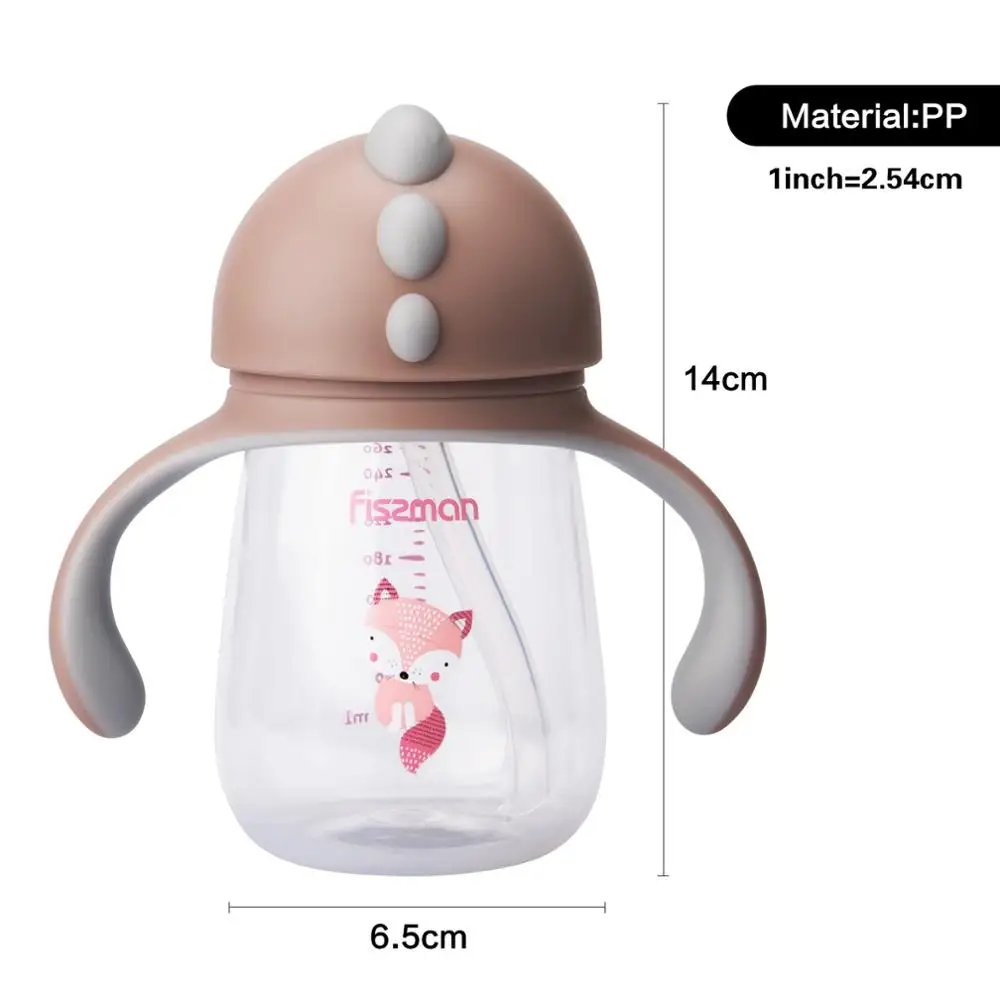 260 мл детская бутылочка для кормления с ручкой учебная Детская Бутылочка без BPA| |