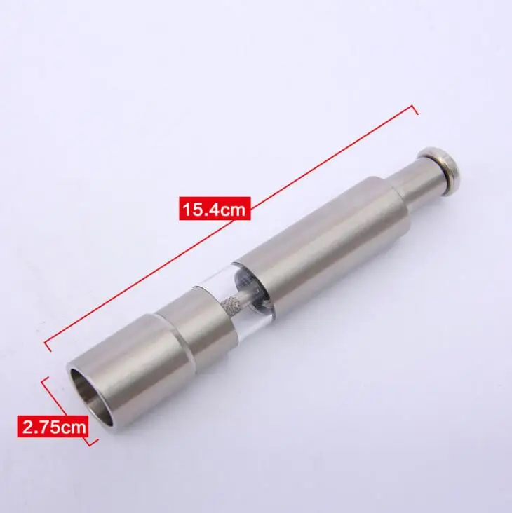 

Stainless Steel Pepper Grinder Thumb Push Portable Manual Pepper Mill Machine Spice Sauce Grinder LX1559
