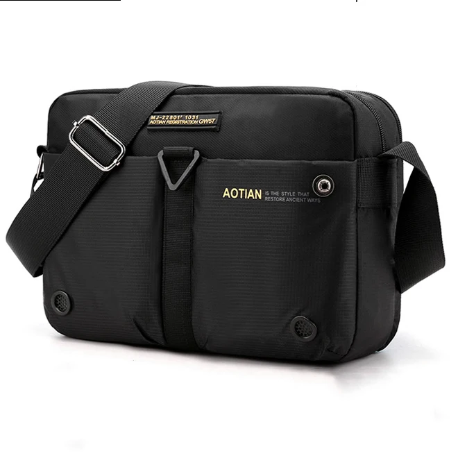 

Waterproof Sling Oxford Bag Multifunctional Designer Messenger Crossbody Bag Vintage Fashion Shoulder Side Tassen Bags AE50ND