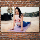 Взрослая модель, красота, Лана, девушка, сексуальная Женская Йога, фотография, Настенная картина, Постер и картина для декора комнаты