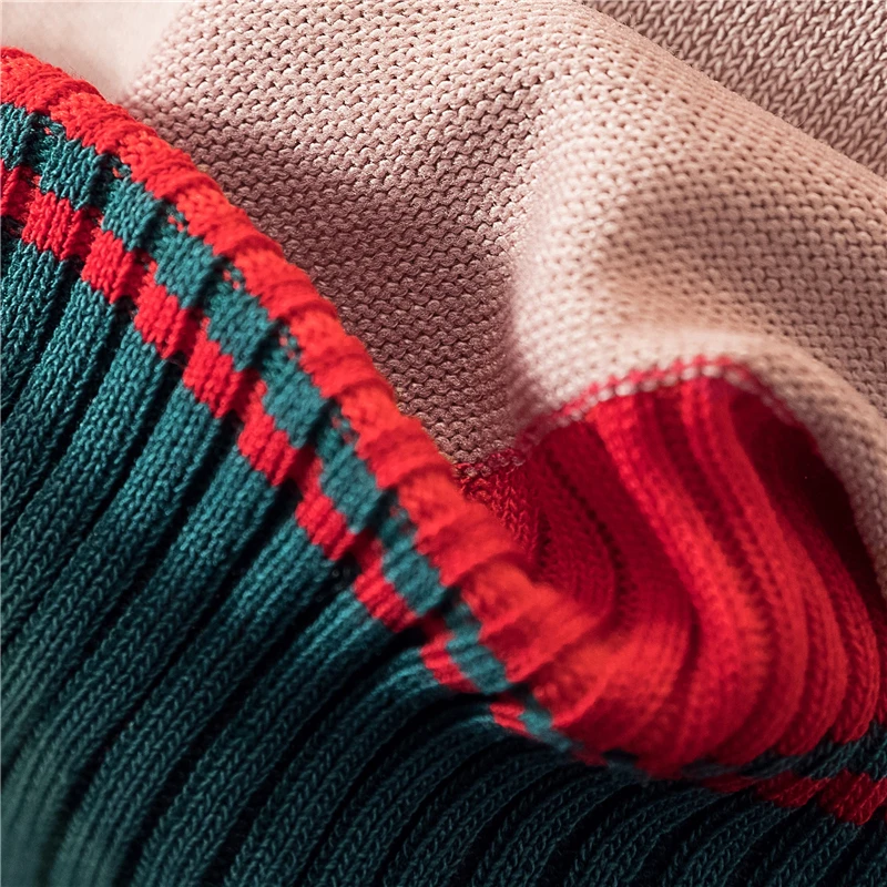 JoinYouth короткие полосатые женские свитера с высокой талией 2020 осень зима