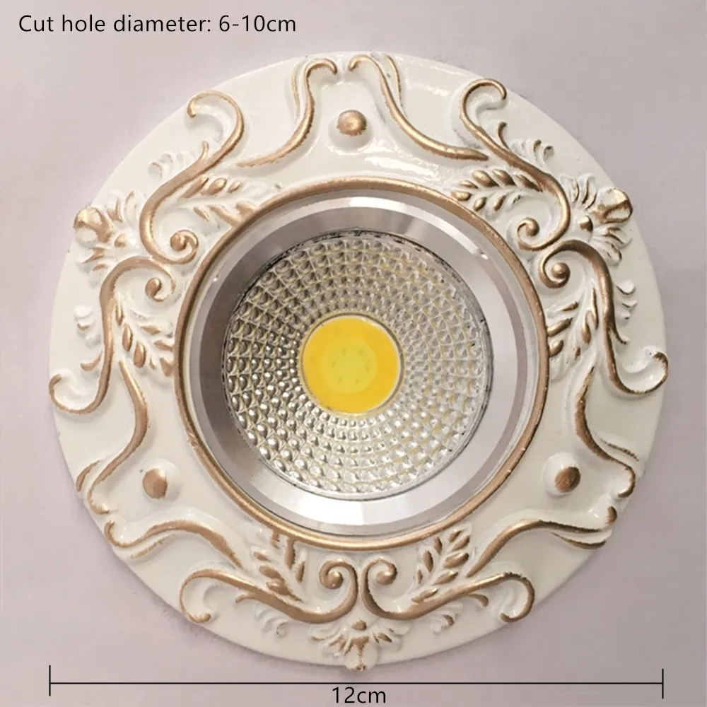 

Retro Ceiling Light Recessed 3W LED AC90-260V Resin Material Ceiling Lighting for Living room Bedroom Kitchen 3000K/5000K Type G