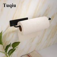 tuqiu kitchen paper holder nail free toilet paper holder stainless steel bathroom tissue holder towel accessories rack holders