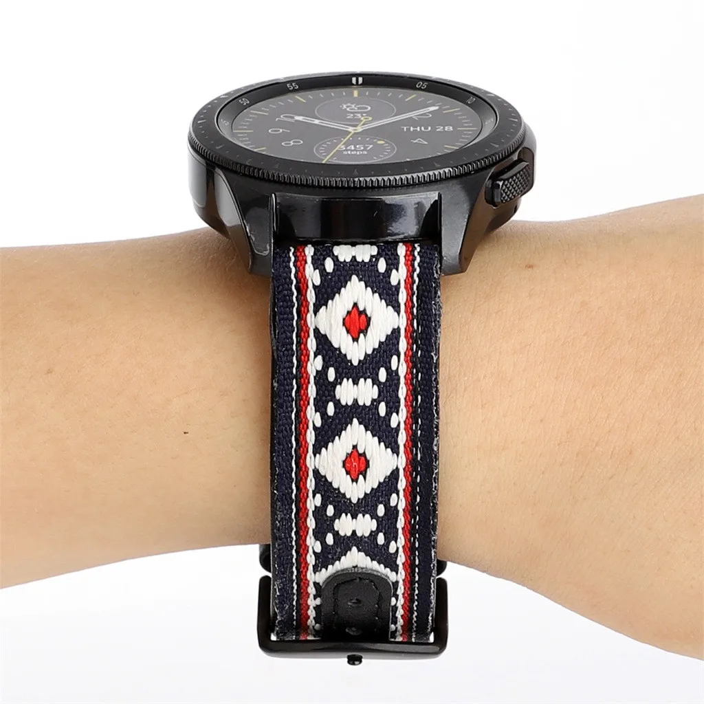 Тонкий кожаный ремешок премиум класса сменный для Samsung Galaxy Watch Активный браслет