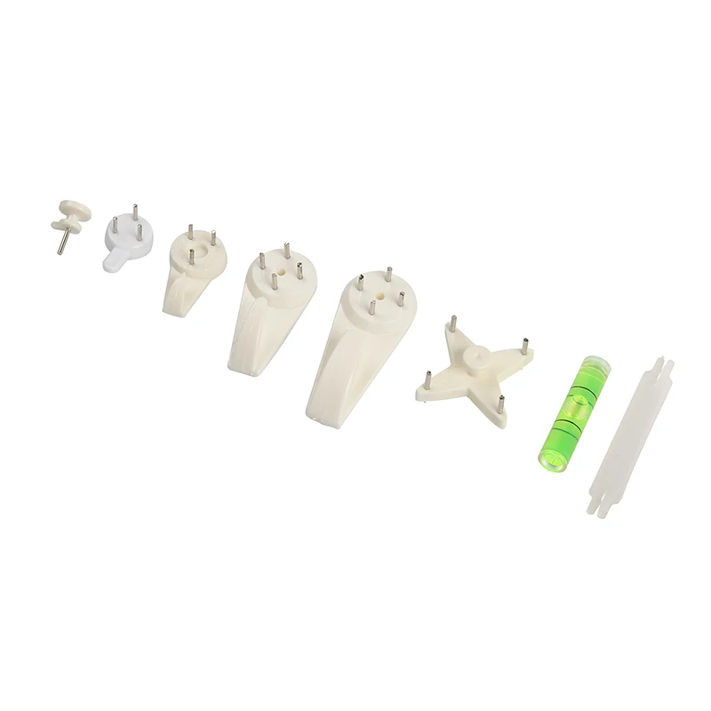 1 Set Wall Mount Picture Frame Hook Seamless Needle Clock Photo Nail Plastic Hanger Home Decor Tool | Обустройство дома