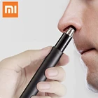 Xiaomi Мини триммер для волос в носу Портативный электрический триммер для волос в носу Съемная моющаяся Бритва для волос в носу мини-инструмент для семейного ежедневного использования