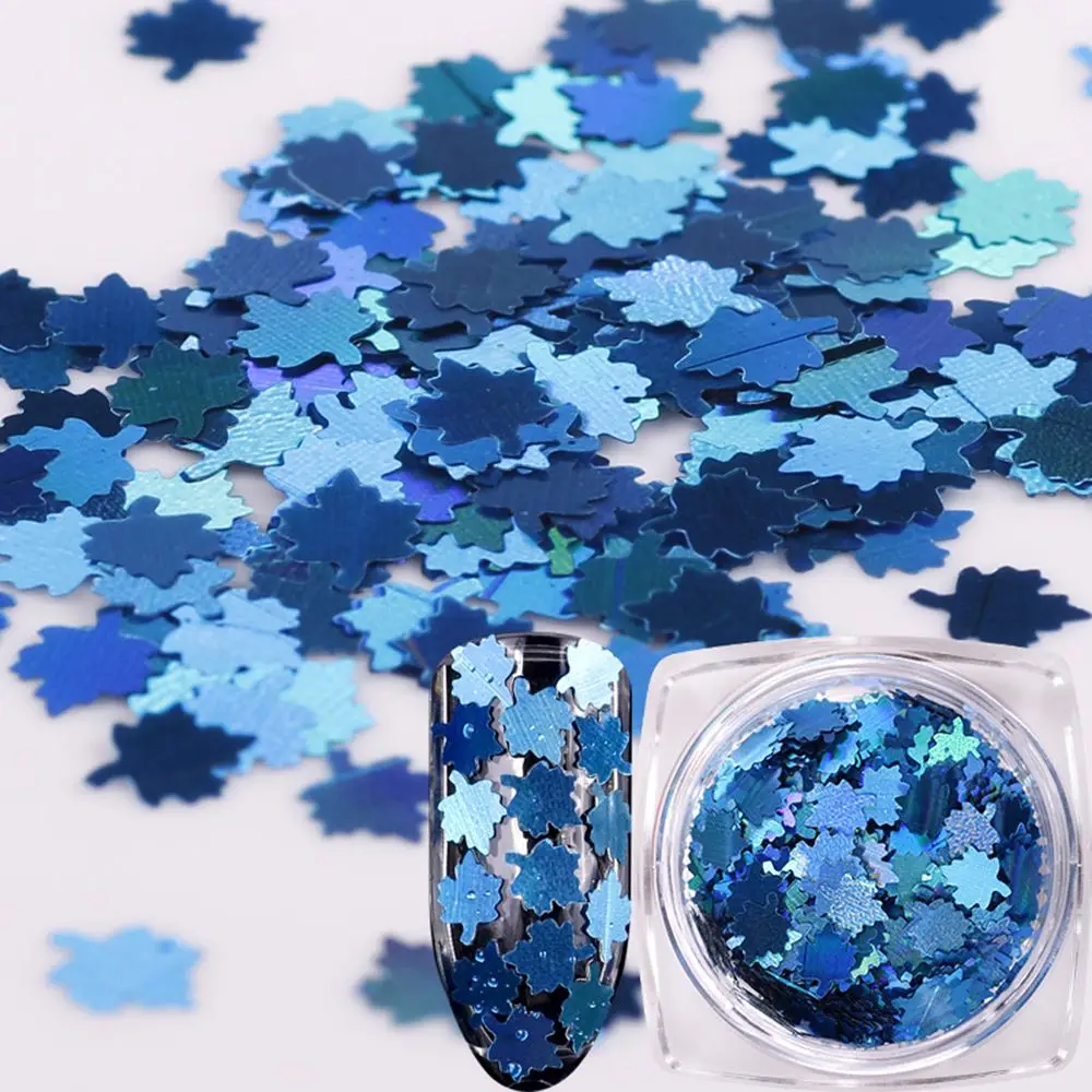 Украшения для ногтей 3D кленовые Блестки многоцветные блестки ноготь