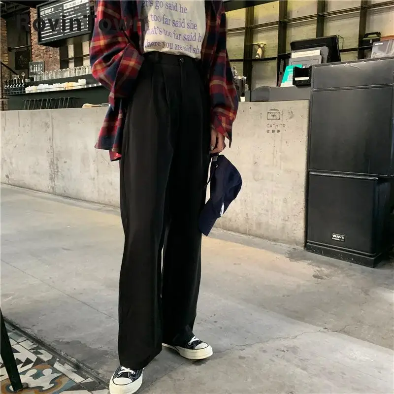 Женские свободные брюки с высокой талией Bcbg повседневные длинные красного и