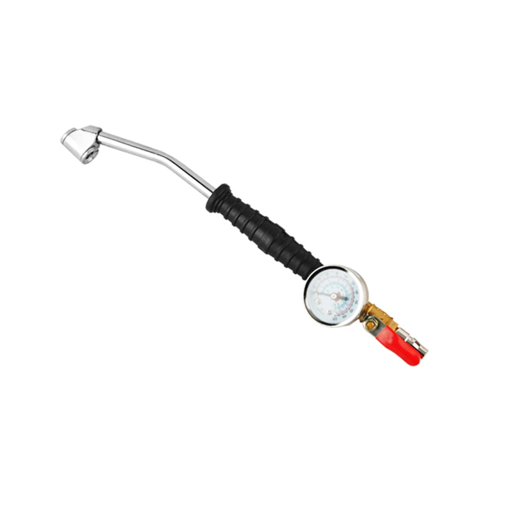 With Gauge Pressure Testing Tire Inflatable Rod Non-slip Handle Automobiles Car Repair Safe Switch Truck Mouth Rapid Cranking