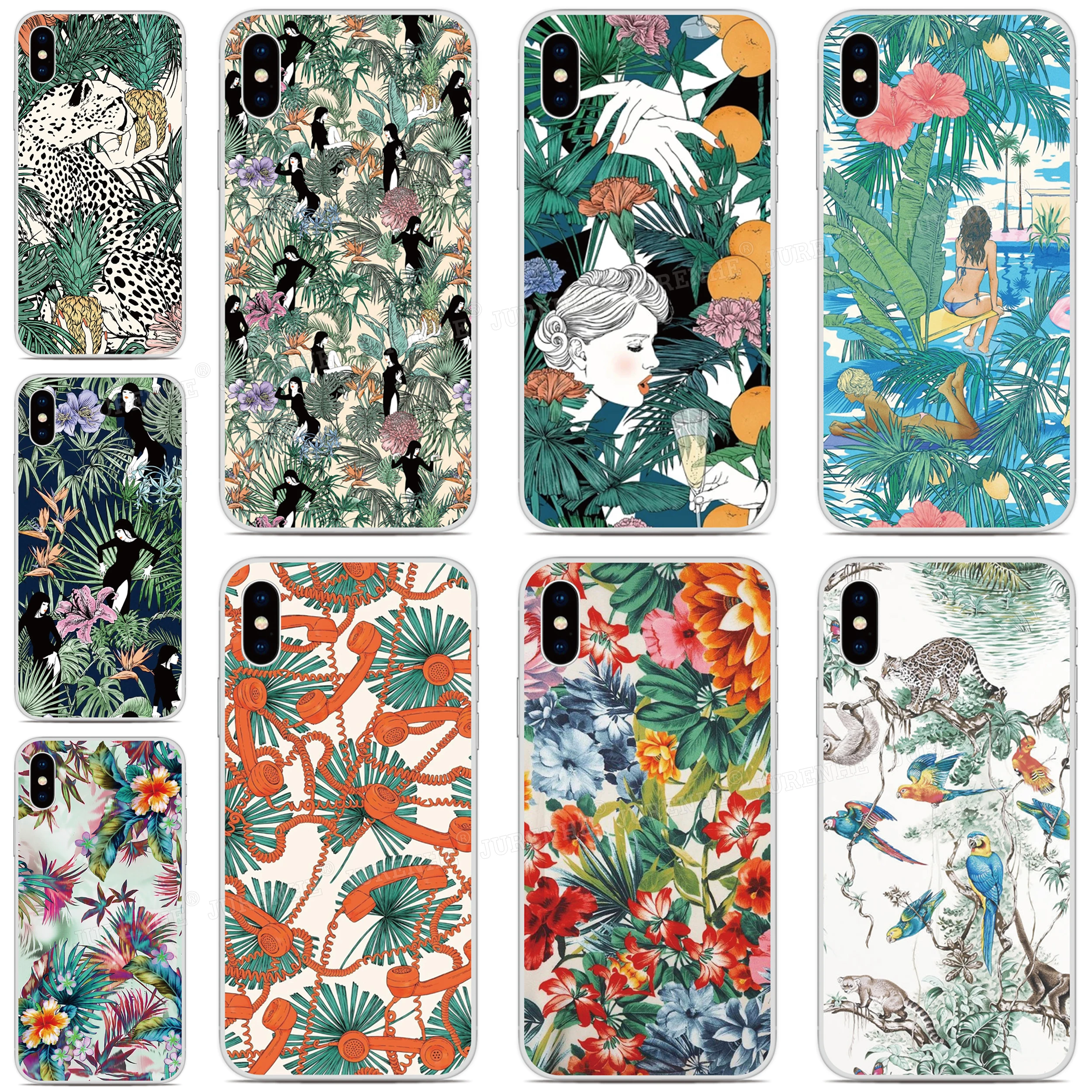For iPhones 12 Mini 11 Pro XS Max XR X 6 7 8 Plus SE2 SE 2020 Art Girl Pattern Silicone Phone Case For iPod Touch 7 6 5 Cover