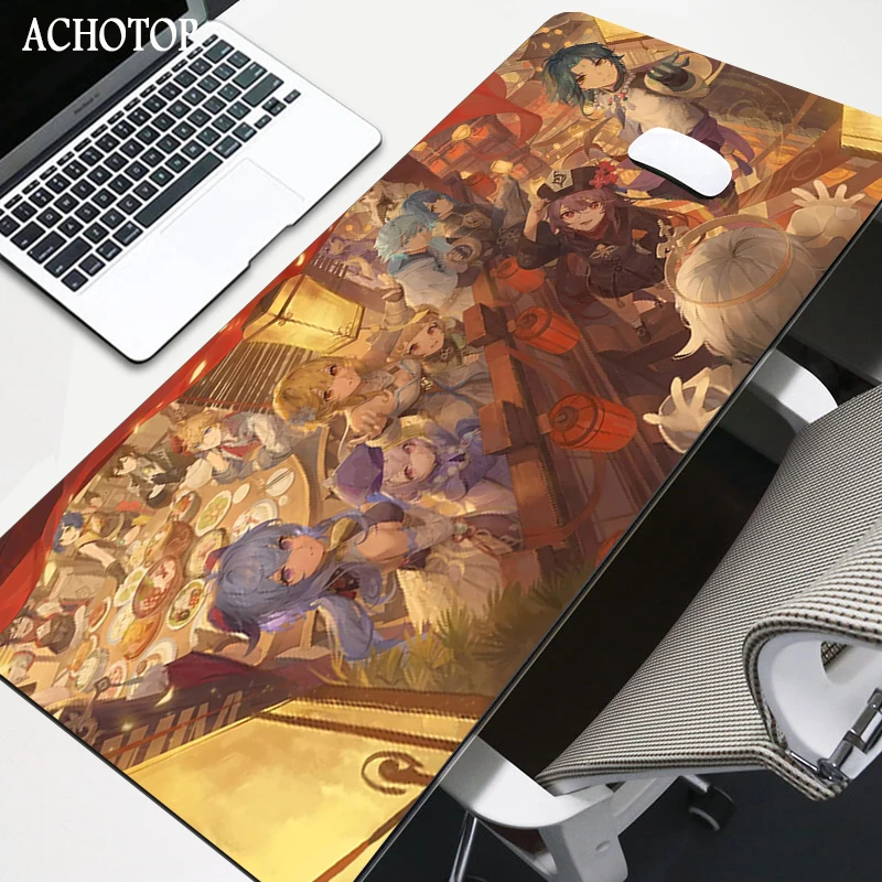 

Большой игровой коврик для мыши с аниме, коврик для мыши для клавиатуры ноутбука, коврик для мыши для ноутбука, аксессуары для ноутбука XXL, иг...