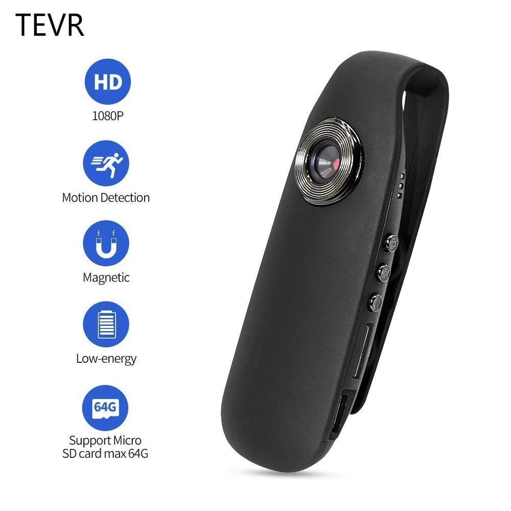 

TEVR Mini Camcorder Portable Camcorder HD 1080P Camcorder Mini Camcorder with Recorder Recorder with built-in battery and memory