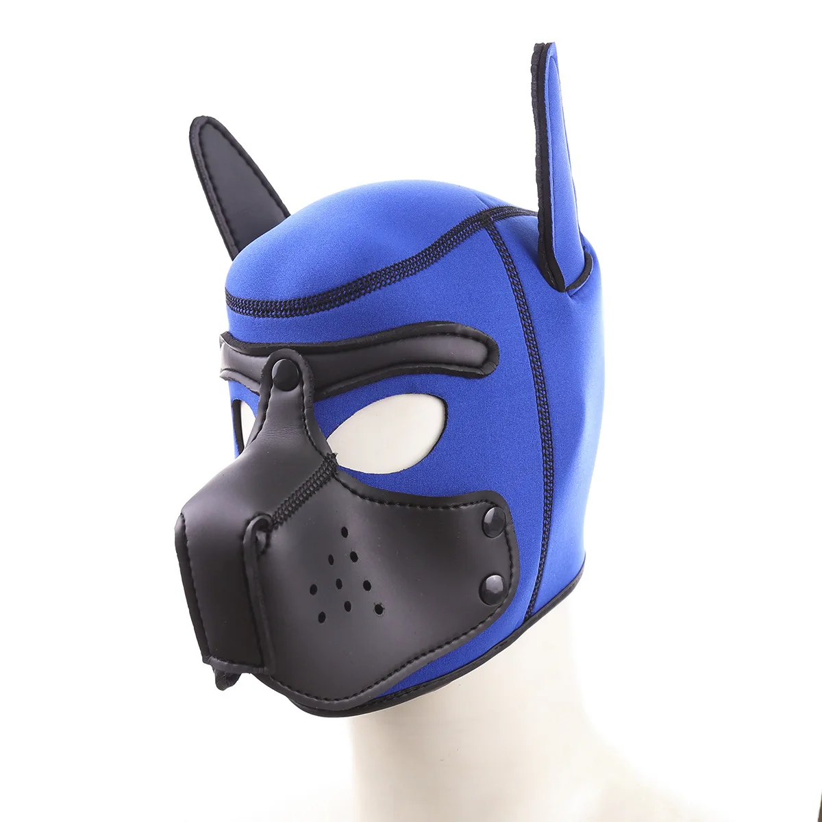 5 Styles New Fashion Puppy Cosplay Latex Rubber Padded Dog Mask with Ears for Role Play |