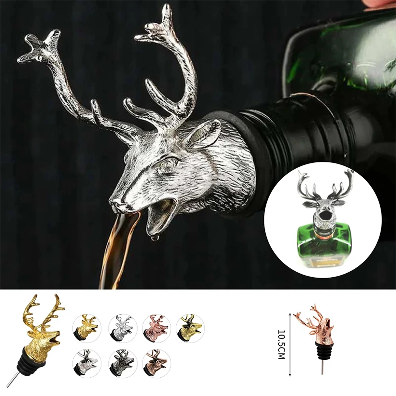 Настольная пробка для бутылки вина с оленем силиконовым резиновым фитингом дома