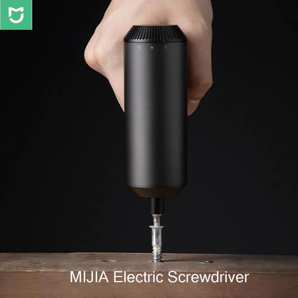 Xiaomi Mijia Беспроводная перезаряжаемая отвертка 3,6 V 2000mAh Li-Ion 5N. m электрическая отвертка с винтом 12PcsS2 Xiomi smart Bits
