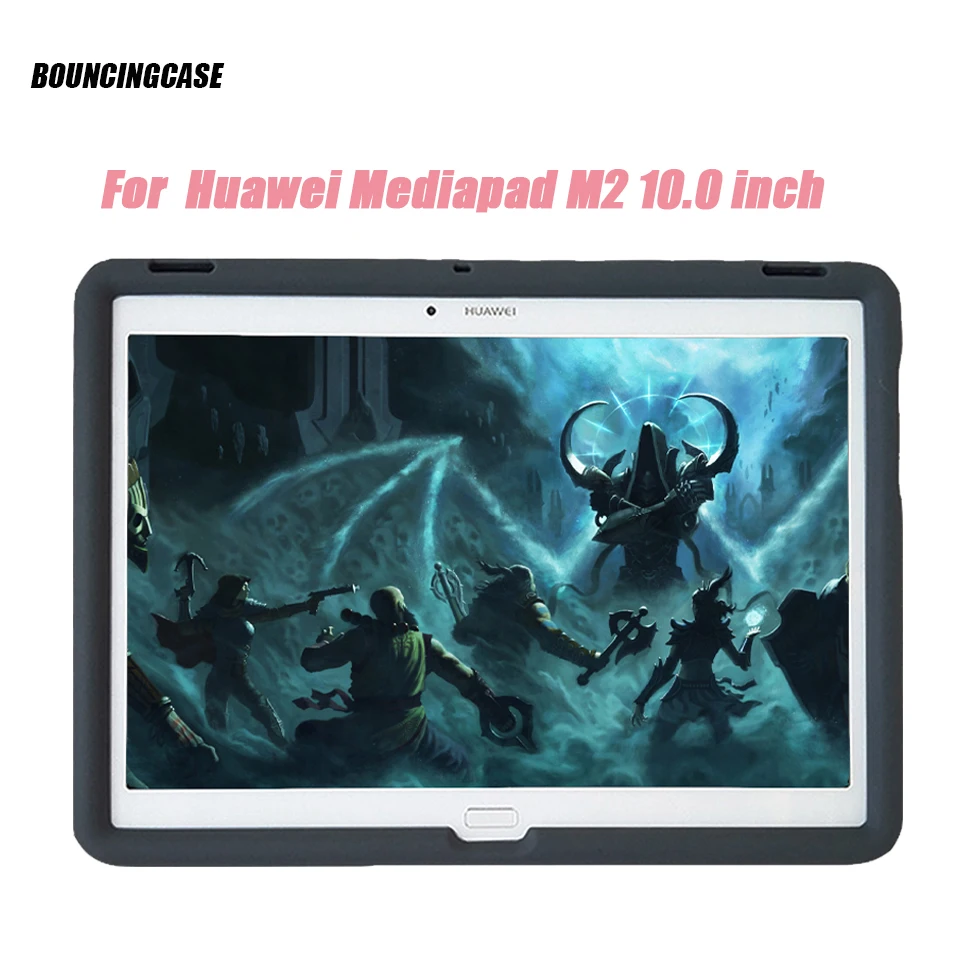 Bouncing Case For Huawei MediaPad M2 10.0 Silicone Rugged Cover M2-A01W Bumper Kids-Friendly M2-A01L Tablet Sleeve | Компьютеры и офис