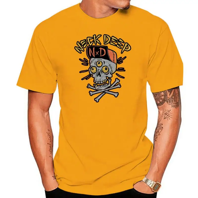 

Футболка с глубоким вырезом, с коротким рукавом, из хлопка