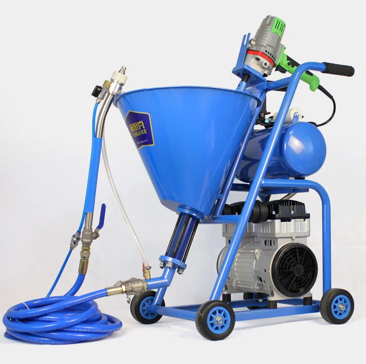 Single motor 1500W Распылитель мастики, Электрический распылитель высокого давления, машина для затирки цемента, водостойкая Починка, утечка краски, штукатурка - Цвет: Single motor 1500W