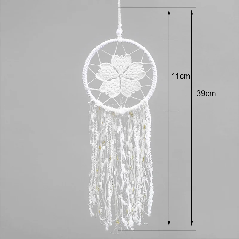 Полый цветок в скандинавском стиле Ловец снов тканые настенные подвесные