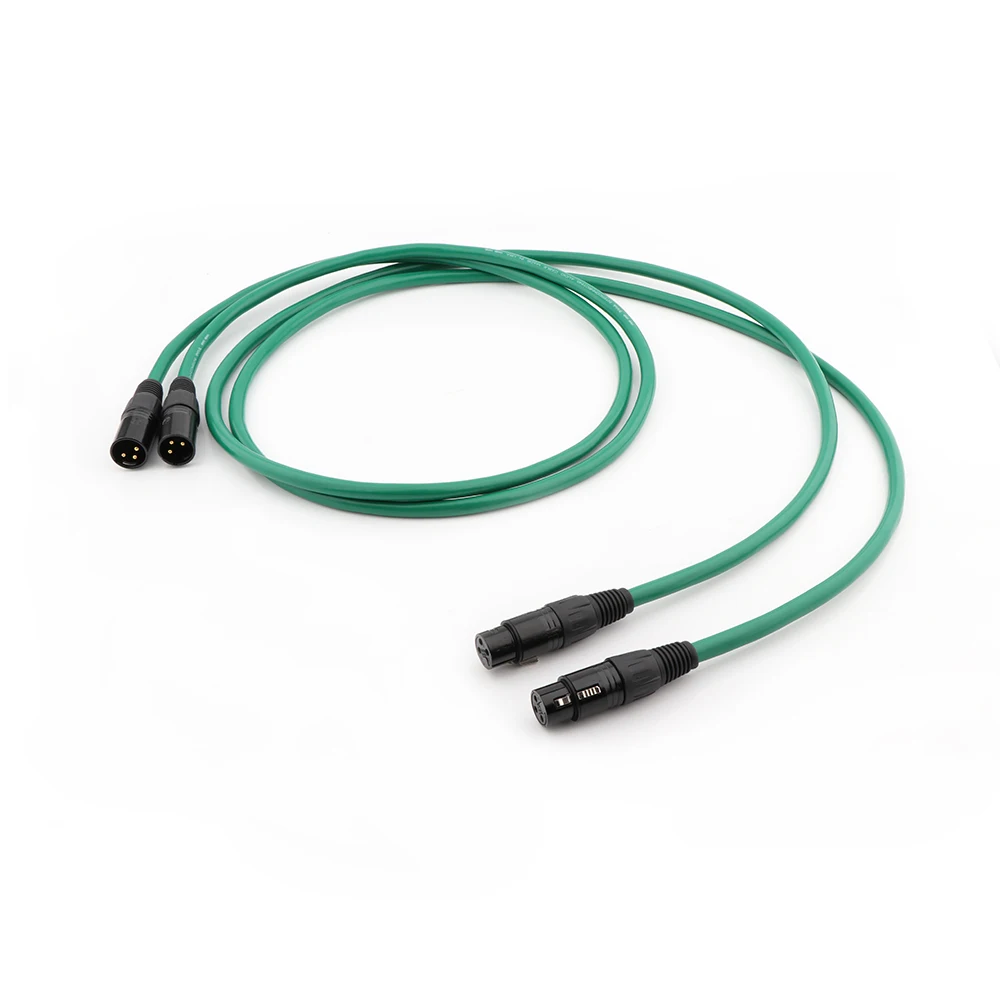 

Pair MCINTOSH 2328 hifi audio 4N Copper XLR Interconnect audio cable with XLR connector plug XLR balance extension cable