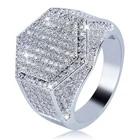 Роскошное мужское кольцо 2022, бриллиантовое разное циркониевое кольцо для мужчин, ювелирные аксессуары, обручальное мужское кольцо, Подарок на годовщину
