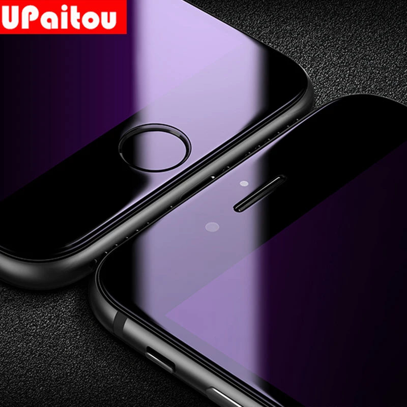 Закаленное стекло для iPhone SE 2020 XR X XS Max 8 7 6 6s Plus защита экрана 2.5D от фиолетового