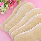 1 пара, флисовые Теплые Зимние Стельки, 7 размеров