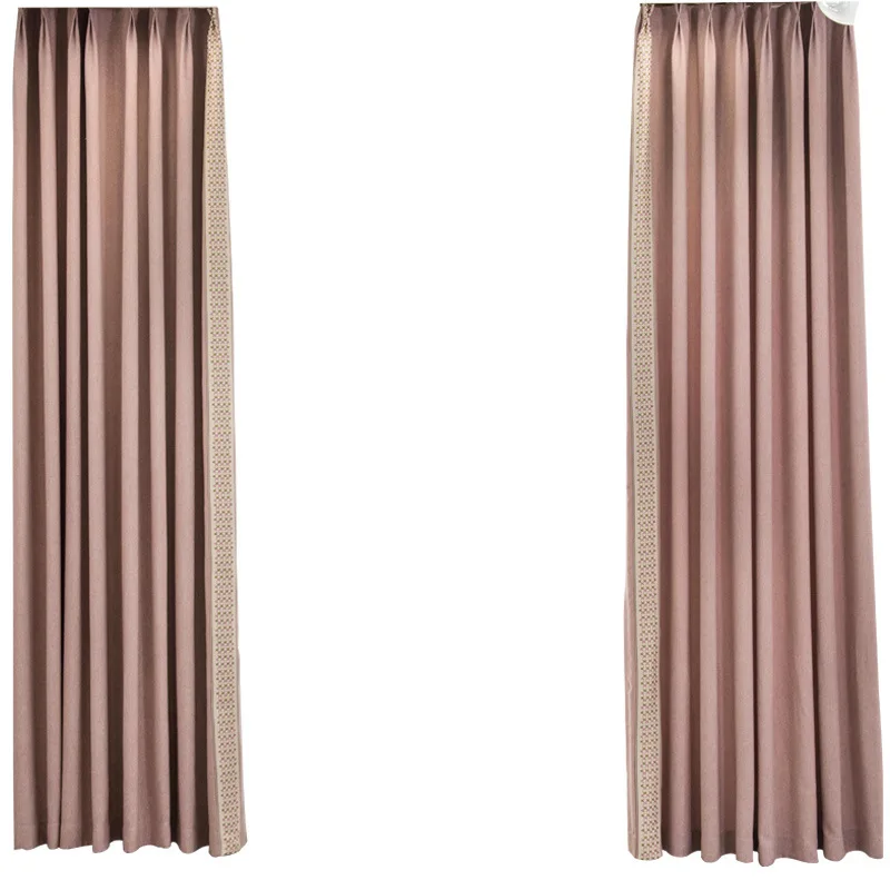 

Children's Room Curtain for Girl Bedroom Daughter Room Pink Curtain Pompon Veil Tulle Curtain