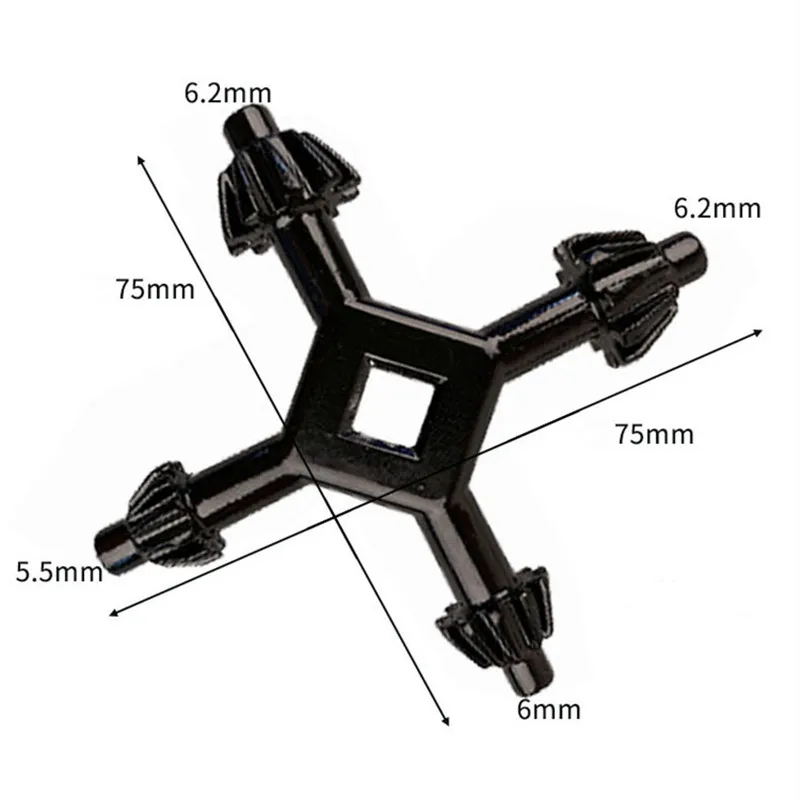 4-в-1 многофункциональный ручной электрический сверлильный ключ патрон гаечный