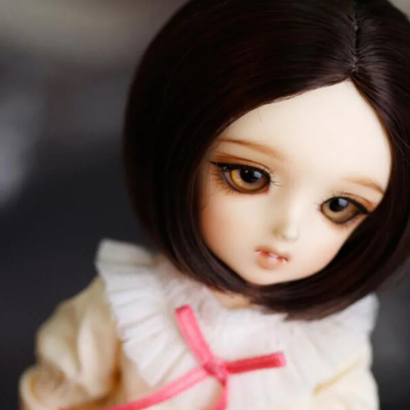 Парик для шарнирной куклы черный 1/3 1/4 1/6 1/8|bjd wig|for bjdmsd bjd wig |