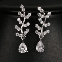 bettyue bride earrings popular rhinestone crystal zircon earring for wedding dress fashion baldpates party gift