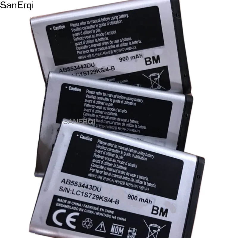Аккумулятор AB553443DU для Samsung L768 AB553443DC/ DU SL-L768A L760 900 мА 10 шт. | Мобильные телефоны и