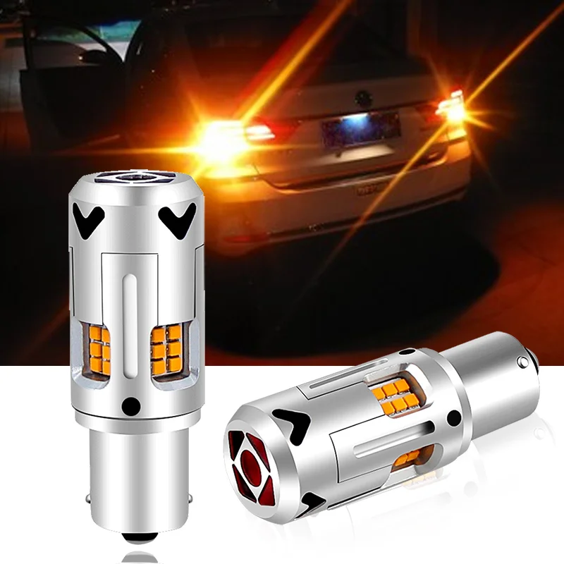 2 * Canbus Нет Hyper Flash 1156 BAU15S PY21W BA15S P21W светодиодный спереди и сзади указатель поворота