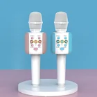 Портативный микрофон для караоке L858, беспроводной Bluetooth микрофон для караоке, конденсаторный микрофон для вечеринки