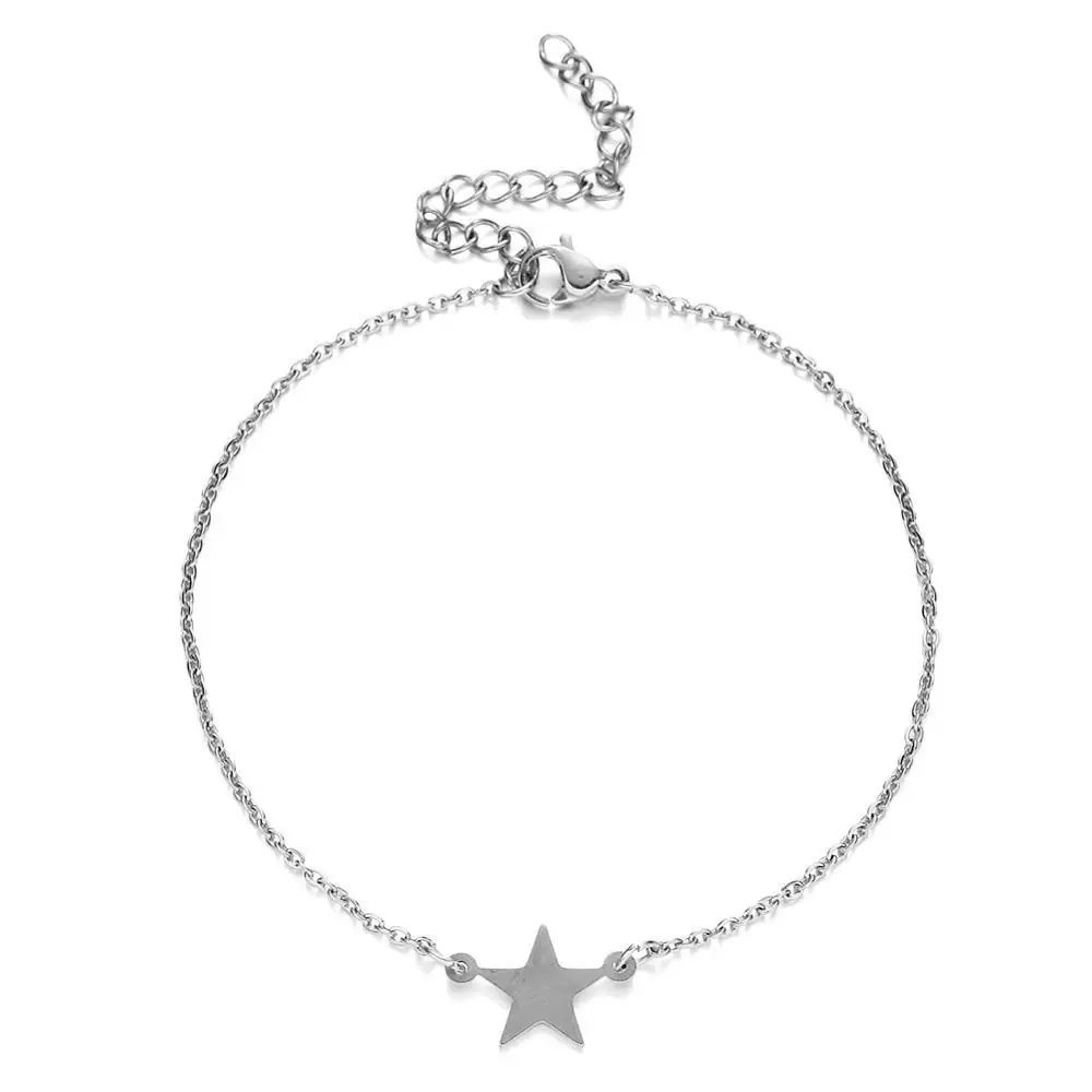 Модный золотистый браслет со звездами для женщин браслеты-цепочки из