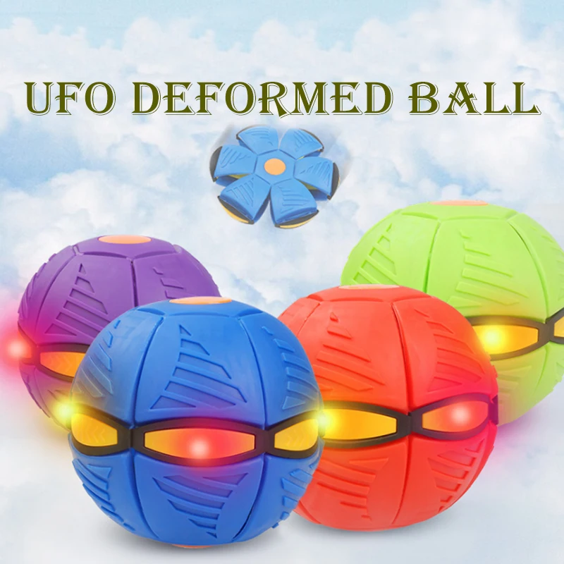 

New Antistress Decompression Toy Flying Saucer Adult Child Parent Game Interactive Magic Deformation Vent Ball Outdoor Sport Toy