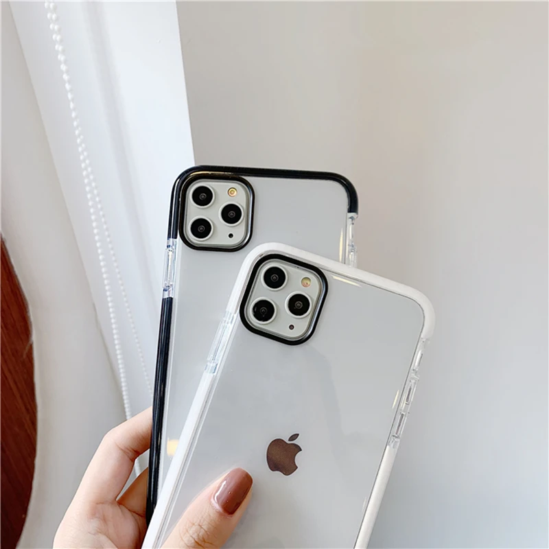 Силиконовый защитный чехол для iPhone 6 6s 7 8 Plus X 12Mini 11 Pro XR XS Max|Бамперы| |
