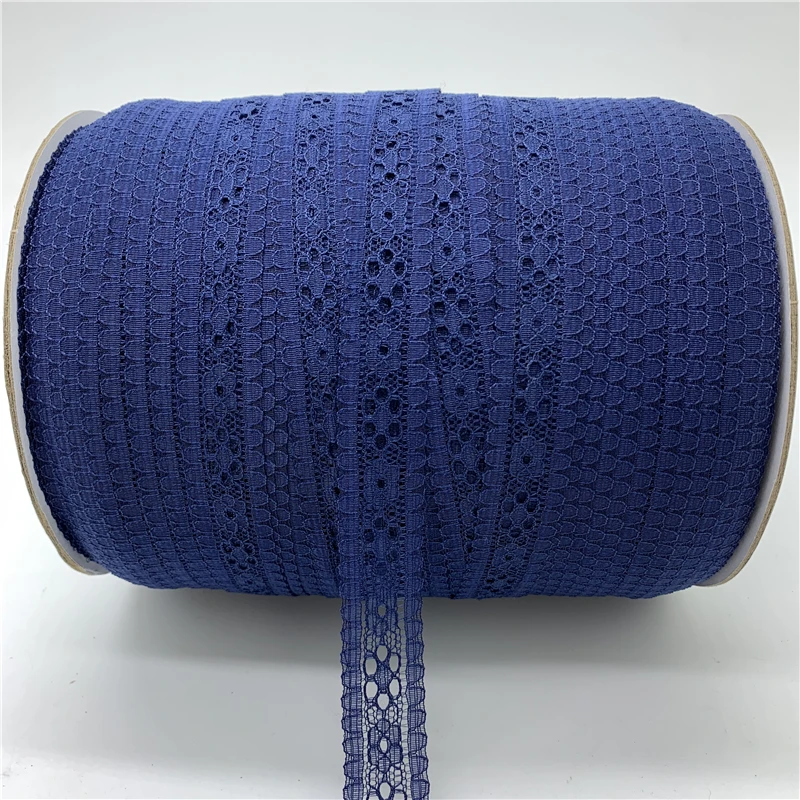 Navy Blue 5 ярдов 20 мм кружевная лента ручной работы вышитая кружевная отделка Лента ручной работы кружевные украшения DIY швейная ткань французская кружевная ткань - Цвет: Navy Blue