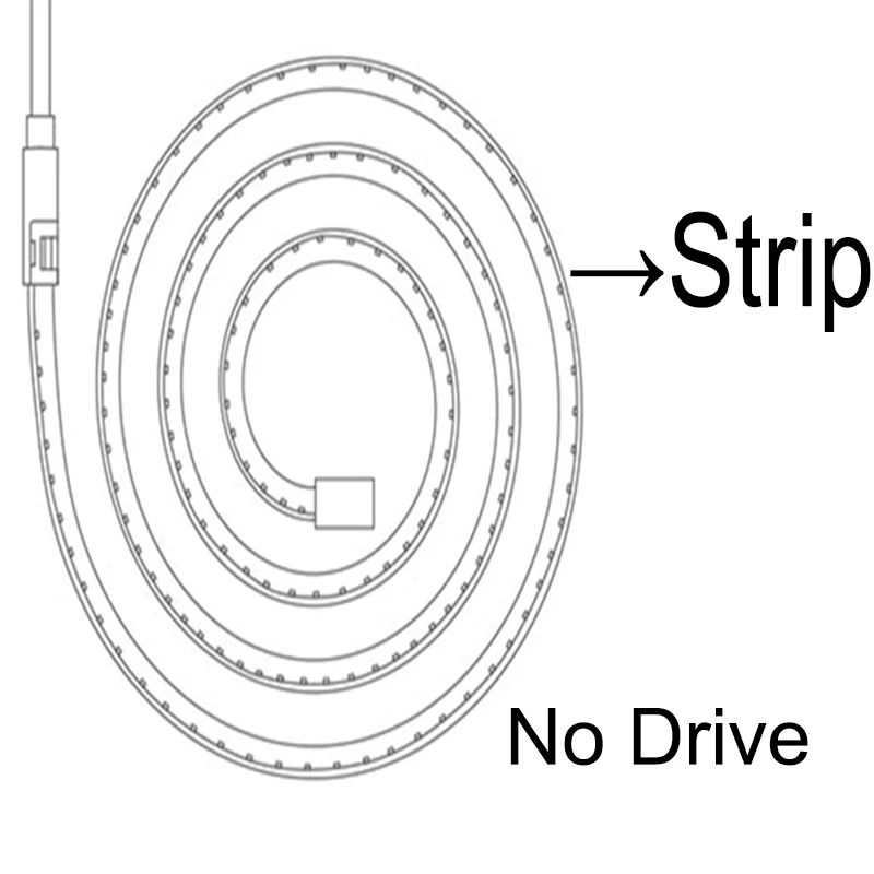 1M Extension Strip YEE светильник, 5 м, умный светодиодный светильник, полоса 2700 K-6500 K, приложение, Bluetooth, дистанционное управление, голосовое управление, Интеллектуальная связь, умный дом - Цвет: 1M Extension Strip