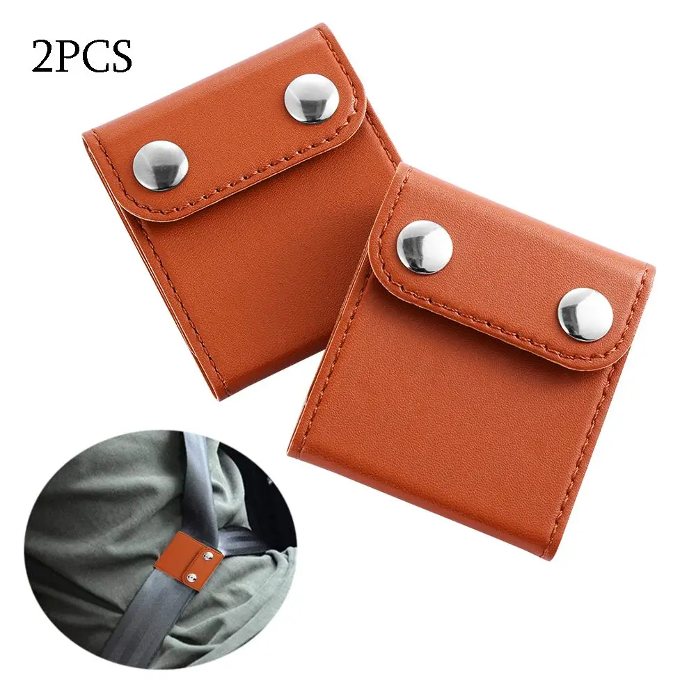 2PCS Universal Fit Car Seatbelt Comfortable Adjuster Shoulder Neck Strap Safety Vehicle Positioner Clips Protects For Kids Adult |