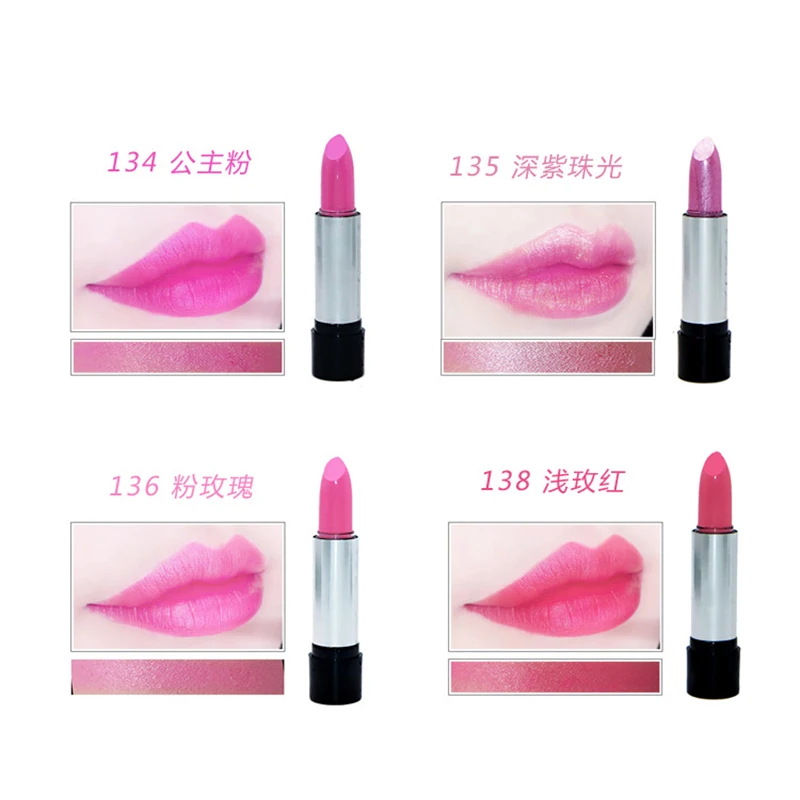 Smooth Moisturizer Rouge Waterproof Lipstick Long Lasting Lip Pink Red Nudes Glitter Stick Makeup Lips Water-Resistant |