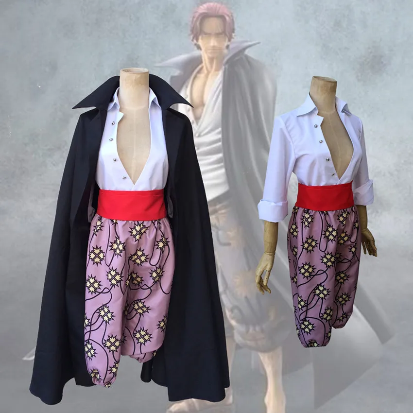 Костюм для косплея с красными хвостиками из аниме топ + брюки Тренч плащ униформа