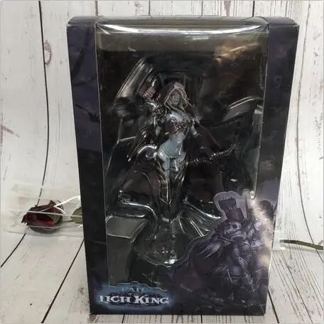 14 см Sylvanas фигурка игрушки Windrunner Darkness Ranger леди ПВХ фигурка для коллекции Annie Brinquedos модель - Цвет: with box