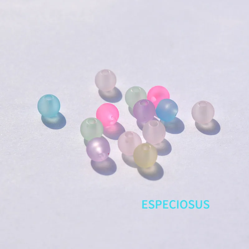 Аксессуары для ювелирных изделий сделай сам прозрачные матовые акриловые бусины