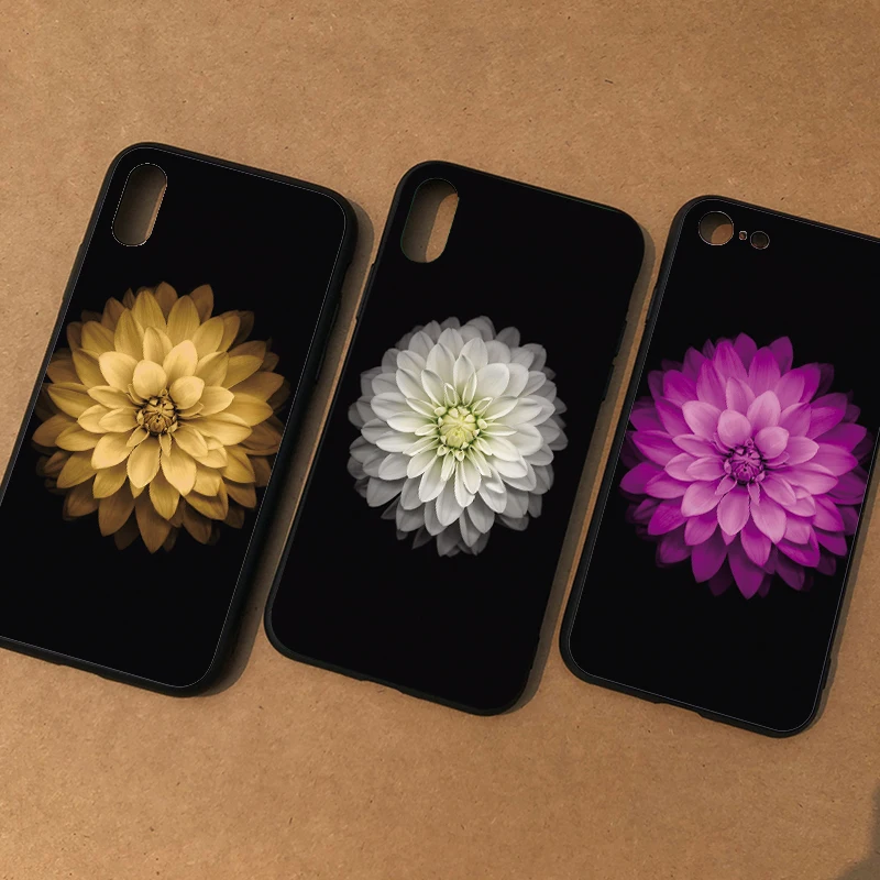3D цветы Мягкий чехол для телефона из ТПУ iPhone 11 Pro Max X XS XR 8 7 6 5 s Plus защитная кожа