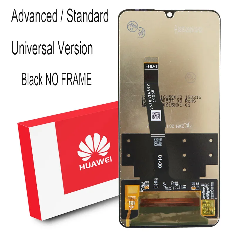 6,15 ''дисплей с рамкой Замена для huawei P30 Lite Nova 4e lcd кодирующий преобразователь сенсорного экрана в сборе MAR-LX1 LX2 AL01