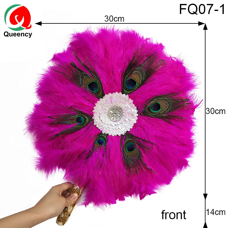 FQ07 5 шт./пакет Новый Африканский Традиционный мягкий Ручной Веер с блестками и