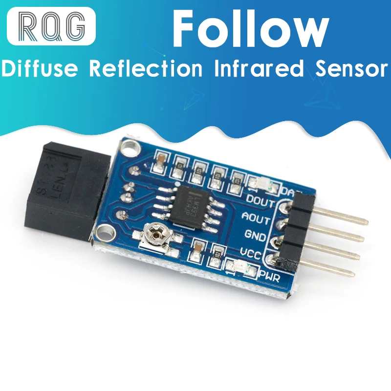 

Infrared Reflective Sensor Obstacle Avoidance Sensor Obstacle Avoidance Tracking Module Compatible with Arduino