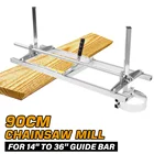 36-дюймовая портативная бензопила, мельница для строгания, фрезерование от 14 до 36 дюймов, Направляющая лента, цепная пила, набор инструментов для резки пилы