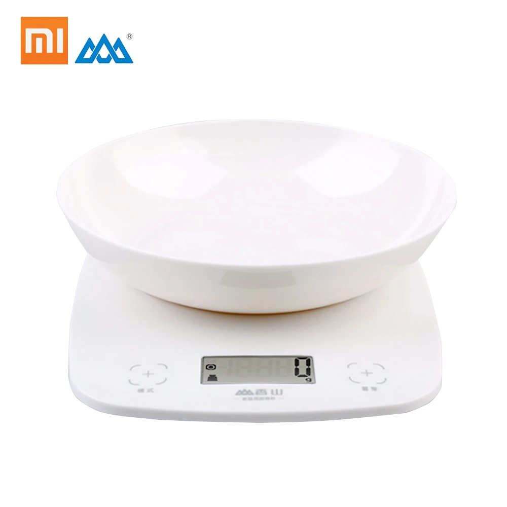 Xiaomi Xiangshan кухонные весы 2g-5 кг портативный электронный ЖК-дисплей интеллектуальный сенсорный переключатель весы съемный лоток